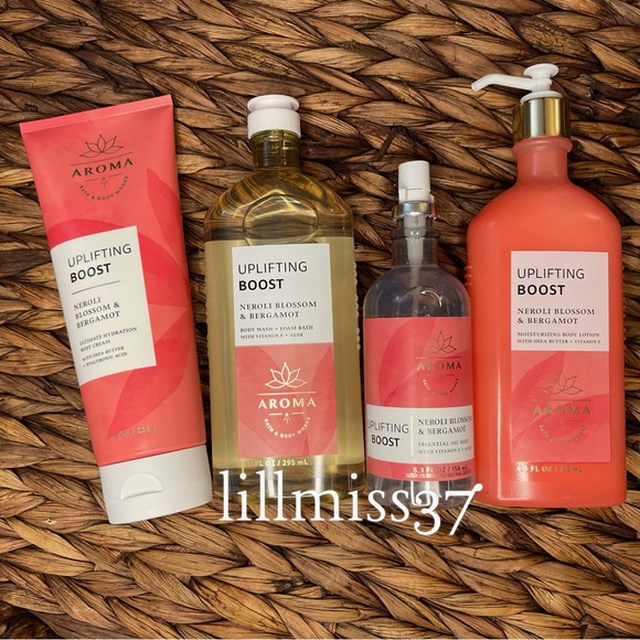 Bath & Body Works Aromatherapy Body Care Set BOOST Neroli Blossom & Bergamot